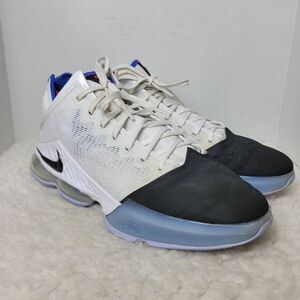 Nike LeBron 19 Low White Blue Siren Red Black Men’s Basketball Shoes Size 14